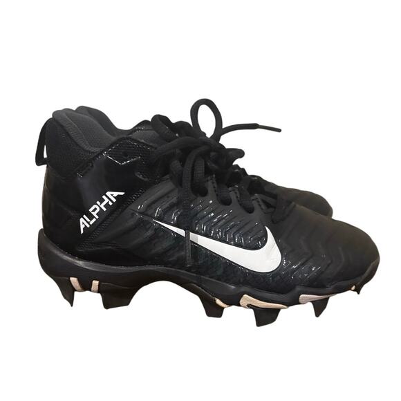 Nike Youth 1.5 Alpha Menace 2 Shark Wide Football Cleat Black/White/Anthracite - Picture 1 of 6